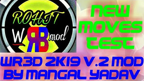 WR3D 2K19 V 2 BY MANGAL YADAV & NEW MOVES R13 TEST