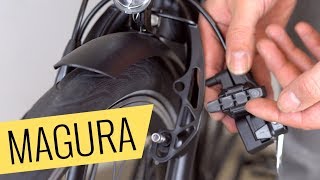 Fahrrad felge rad bremsbeläge für Magura Hydraulische Felge
