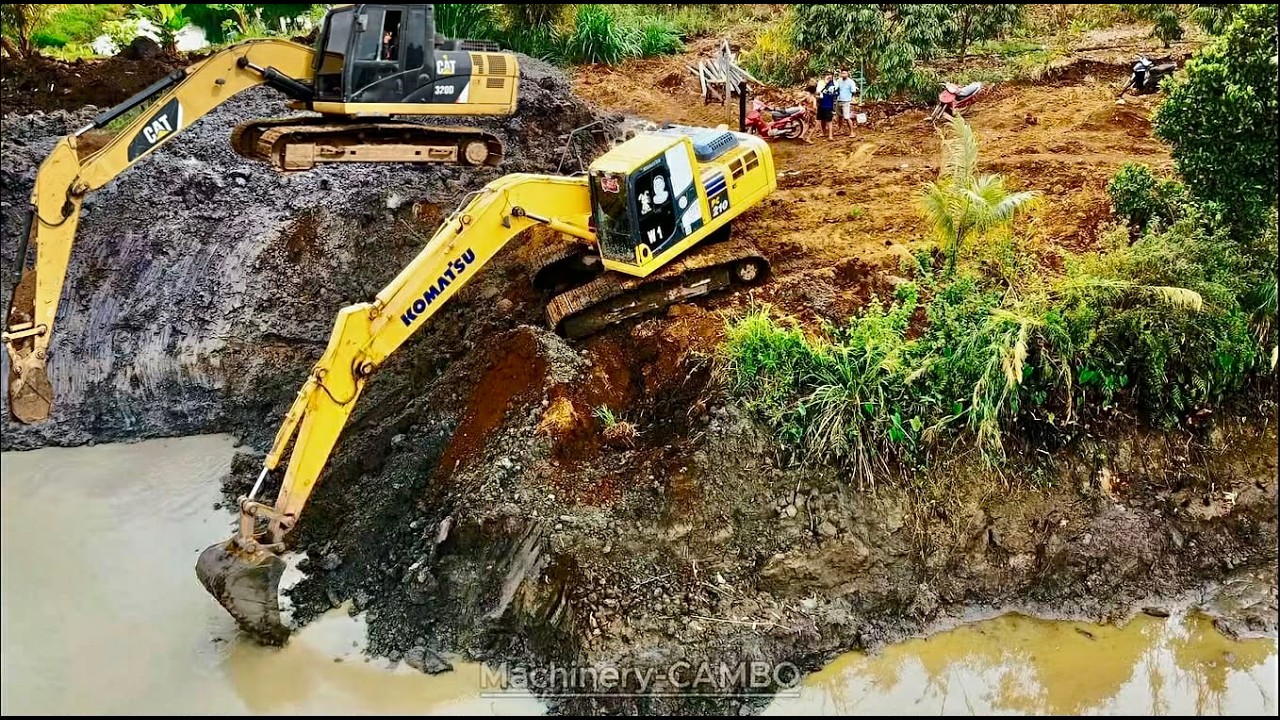 This excavator has just been put into use and the operator is not familiar with it