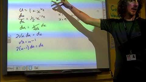 C4 OCR Integration by substitution June 2012 q6