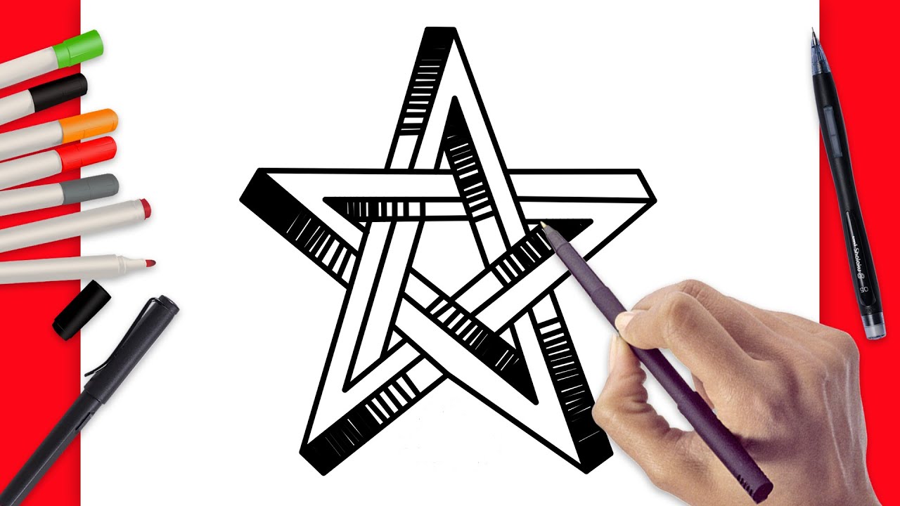 How to Draw a Star - Easy Star Drawing Tutorial for All Artists