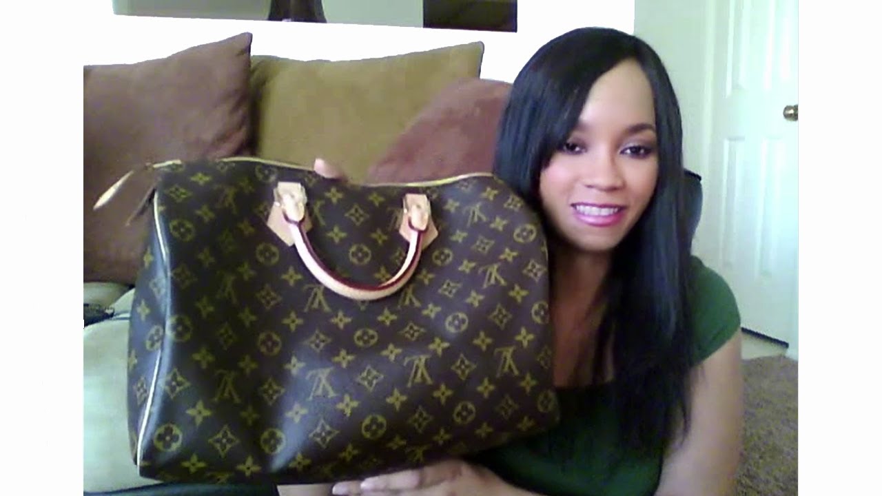 Louis Vuitton Speedy 35 Monogram Haul / Review - YouTube