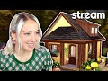 building a tiny autumnal house in the sims 4