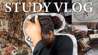 STUDY VLOG | reality of doing a-levels, time-management, anxiety