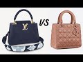 VCR: Louis Vuitton Capucines vs Christian Dior Lady Dior | Anesu Sagonda