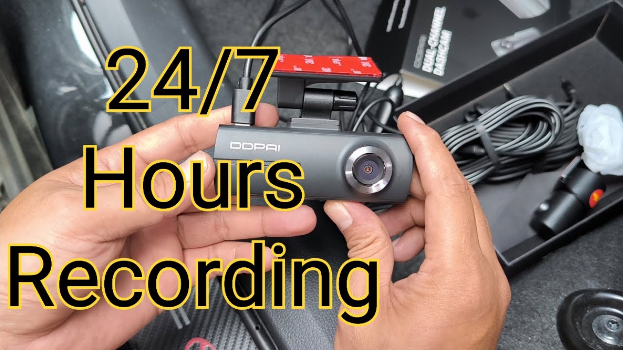 24/7 hour Recording dashcam Kahit Patay ang Makina  DDPAI N1 dual with  Hardwire kit installation 