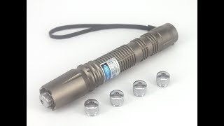 ใB830 Grayใ1000mW 450nm Blue Laser Pointer with 5 Changeable Pattern Lenses@CoolLaserPointers.com