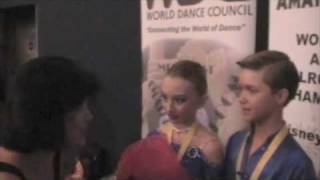 Winners Interview - 2009 WDC AL  World Open Championships Junior U14 Latin