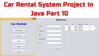 Car Rental System Project in Java Part 10