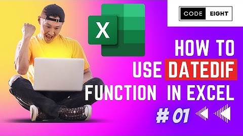 HOW TO USE DATEDIF FUNCTION IN EXCEL 2019? | Calculate Age Using DatedIf Formula In Excel 2019.
