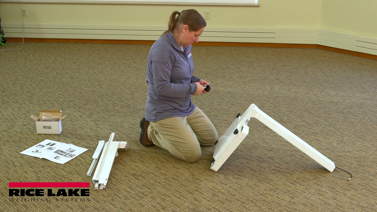 Unpacking & Assembling Rice Lake's 150-10-5 Digital Physician Scale