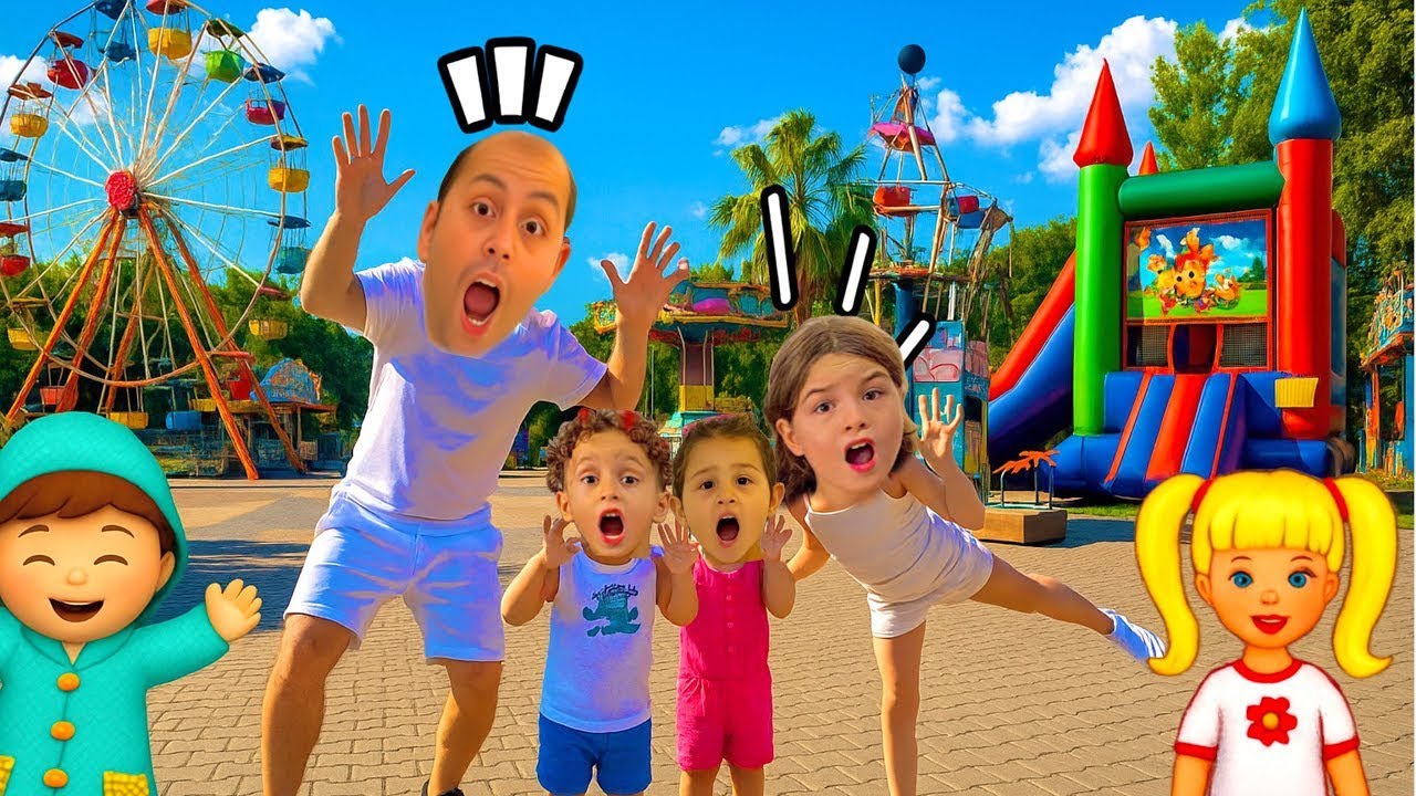 LUNAPARKA GİTTİK!! OYUN PARKINDA KUZEY ELİFİ GÖRDÜK!! KUZEY ELİF VE HİLAL