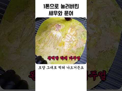 1톤으로 눌러버린 새우와 문어 thumbnail