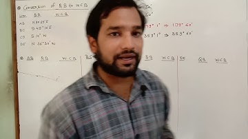 Part 8 ! Conversion of Q.B to W.C.B ! compass survey  ! Quadrantle bearing ! Whole circle bearing