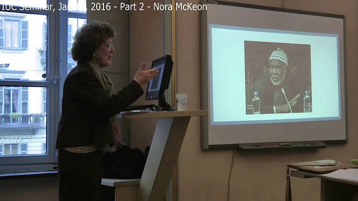 IUC Seminar, Jan 11, 2016 - Part 2 - Nora McKeon