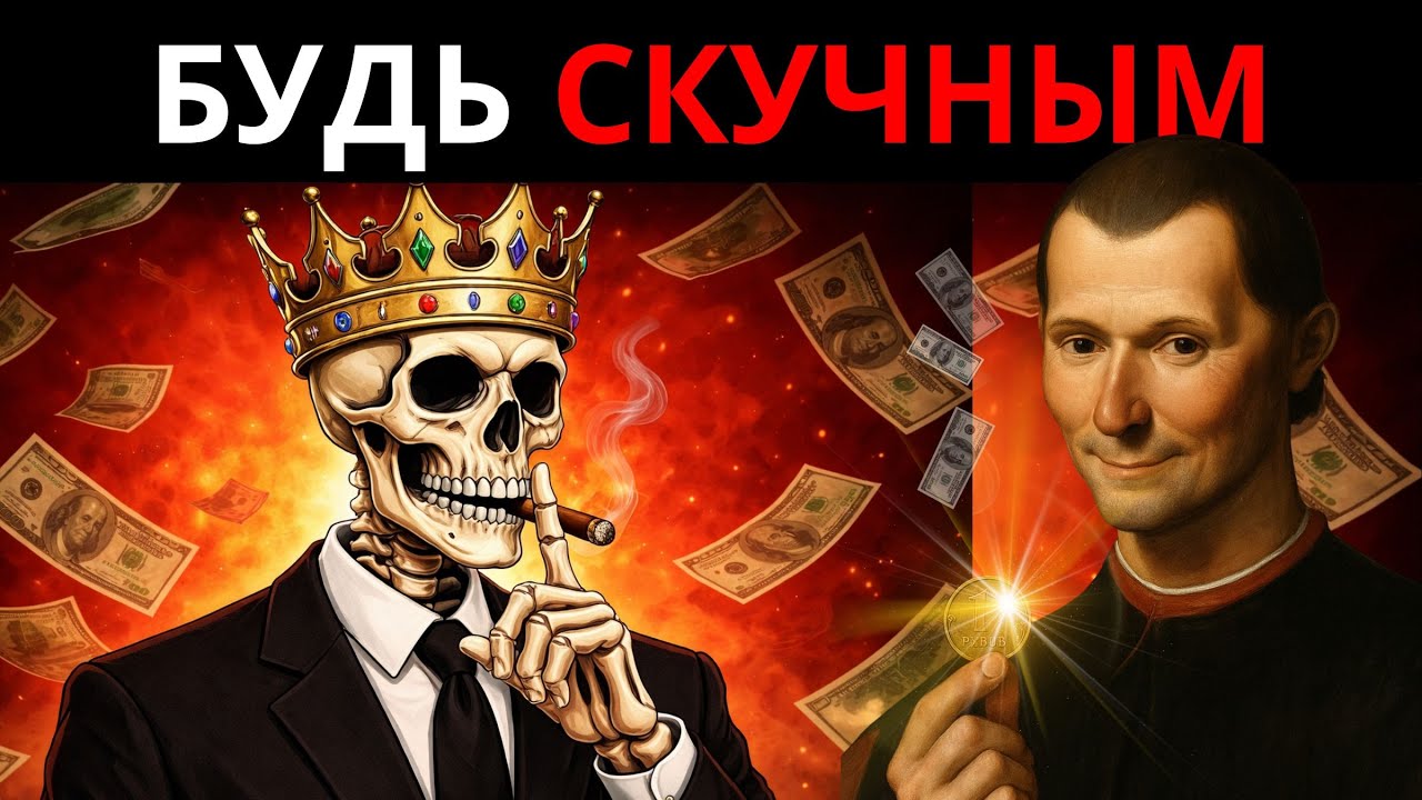ПОЧЕМУ СКУКА СОЗДАЁТ САМЫХ БОГАТЫХ ЛЮДЕЙ В МИРЕ — СКРЫТОЕ ПРАВИЛО МАКИАВЕЛЛИ