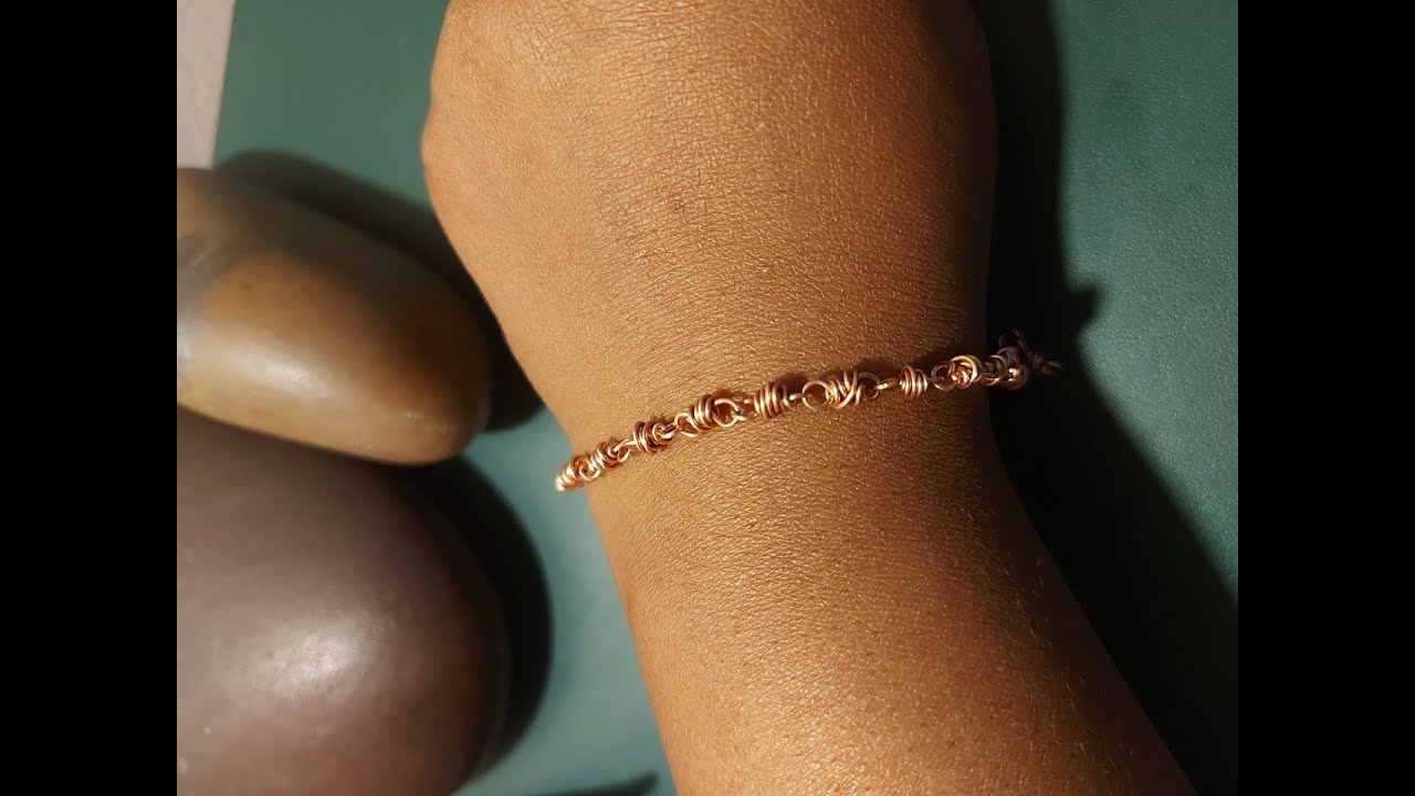 Free Jewelry Tutorial - Copper Creations Rustic Link Chain