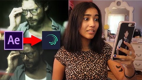recreating an after effects edit on alight motion!