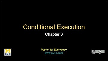 Chapter 3: Conditional Execution