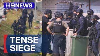 Almost five-hour siege in Melbourne ends | 9 News Australia