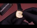 [ĐÃ BÁN] - Đồng hồ pin Longines dây da cũ mạ vàng chính hãng Thụy Sĩ
