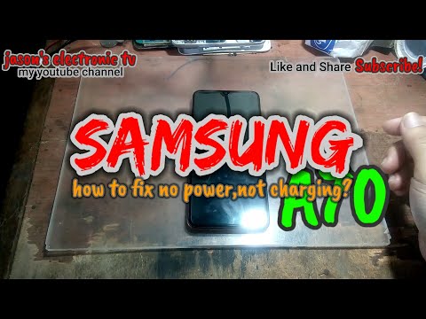 SAMSUNG A70 no power,,,not charging?