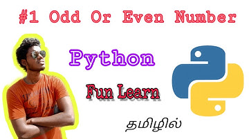 #1 Python Odd & Even Numbers in Tamil | Interview Questions | தமிழில்