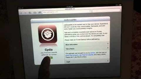 JailbreakMe 3.0 : iPad 2 Jailbreak On iOS 4.3.3 [Video Guide]