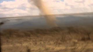 Dust tornado, northern Tanzania