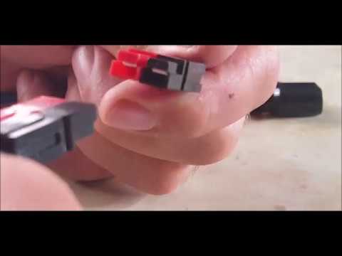Wiring powerpole connectors - YouTube