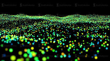 Plexus fantasy abstract technology and engineering motion background rotating and creating an