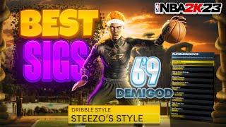 These are the new best dribble sigs for ALL BUILDS on NBA 2K23 after the patch! How to iso for 3&#39;s