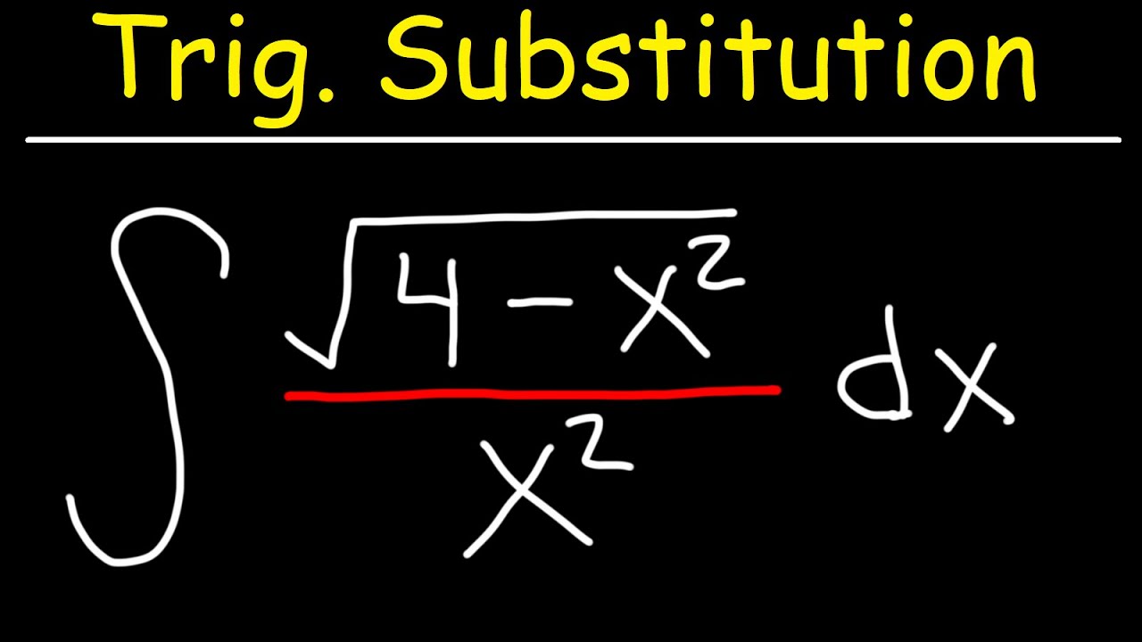 ⁣Trigonometric Substitution
