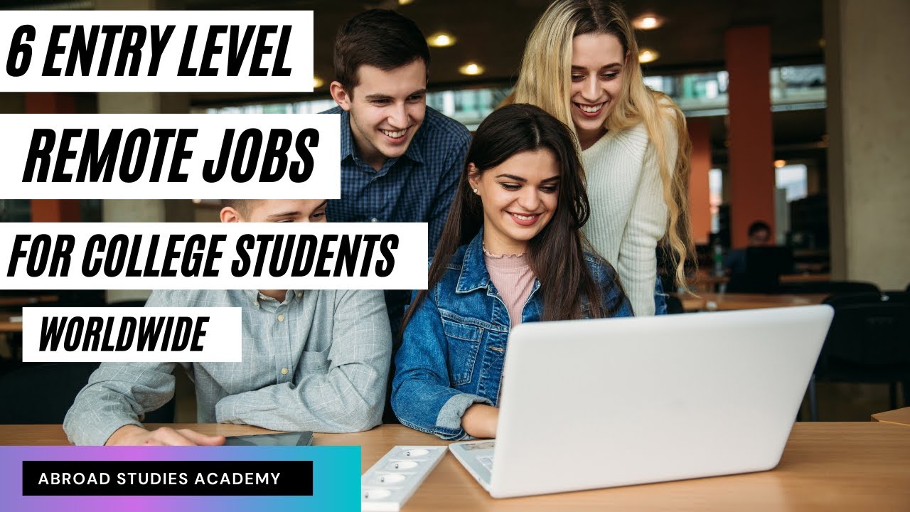 6 work from home jobs for college students Worldwide Online Part 2