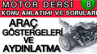 KENDİ ARACIMDAN KESİTLER/ ARAÇ GÖSTERGELERİ/ EHLİYET MOTOR KONU ANLATIMI/EHLİYET MOTOR DERSİ #motor