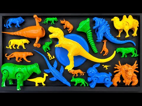 Cleaning : dinosaur animals, Bloop, El Gran Maja, Sea Eater, Lobster, Cow, Camel, Rabbit, Lion, T...