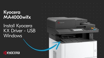 Kyocera MA4000wifx Download/Install Kyocera KX Driver Via USB