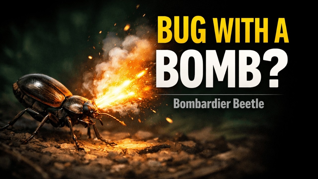BUG WITH A BOMB? 💥 The Bombardier Beetle Explained - YouTube
