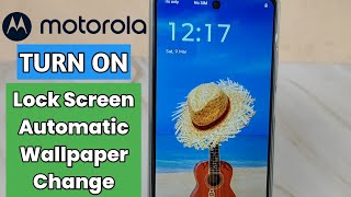 how to enable lock screen wallpaper automatic change in moto | motorola automatic wallpaper change screenshot 2