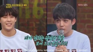 [INDOSUB] S.coup SEVENTEEN VS Minhyuk Wrestling CUT BTOB @ 'The Boss Is Watching