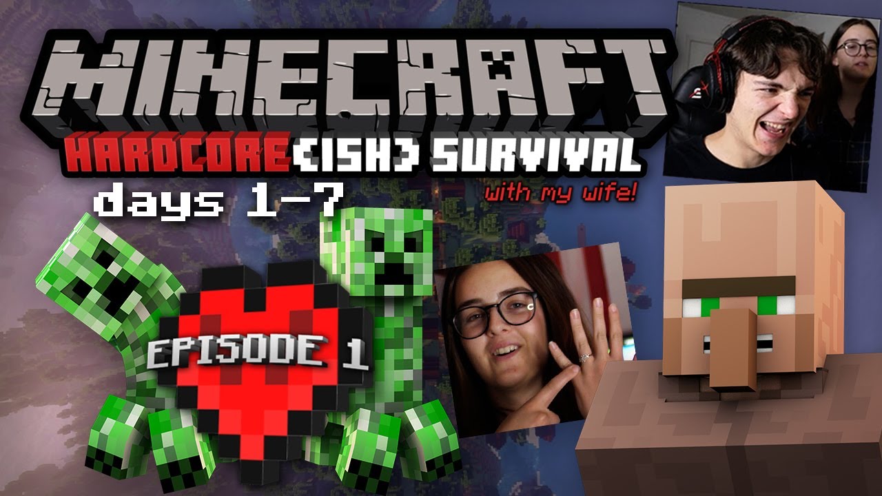 LET'S FIND A VILLAGE | Minecraft Hardcore(ish) Survival With Jasmine! - Episode 1 (Days 1-7)
