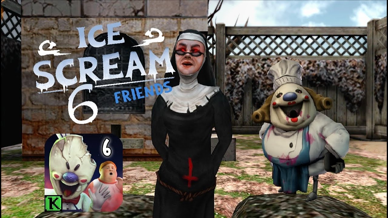 Все сцены в мороженщике 6 | Ice Scream 6:Frends 1.0