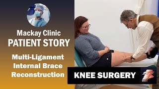 Patient making great recovery from multi ligament knee surgery