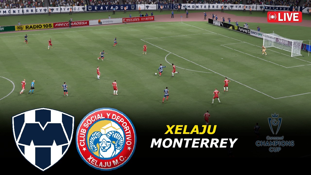 🔴Monterrey vs Xelaju MC | Concacaf Champions Cup 2026 | eFootball Pes21 Simulation