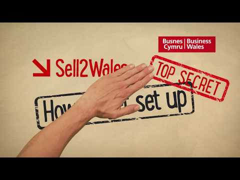 Sell2Wales : How to get set up