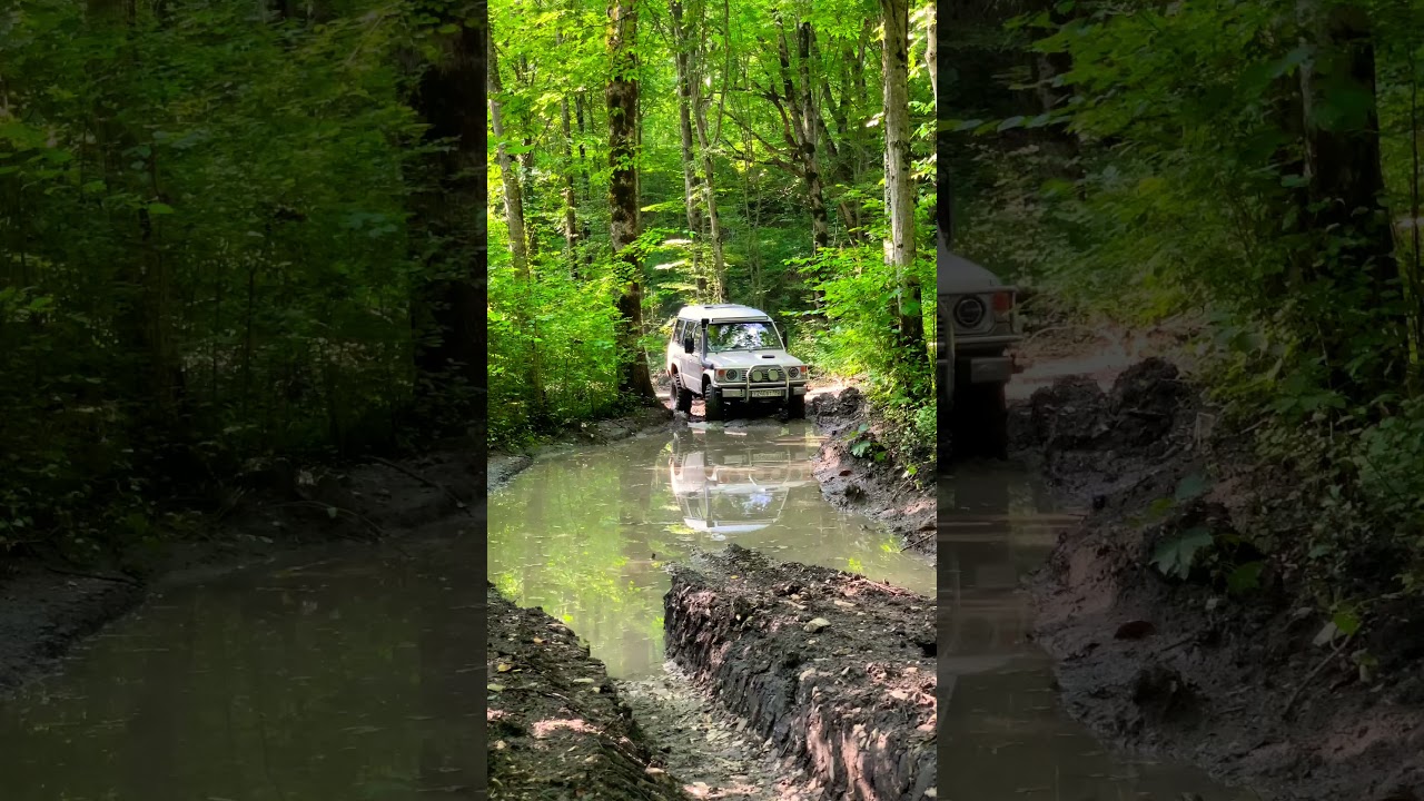 OFF Road. Pajero в грязи