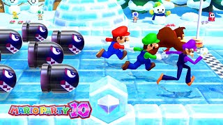Mario Party 10 - Donkey Kong vs Mario vs Waluigi vs Luigi (Master CPU)