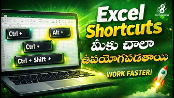 Excel tricks/excel shortcuts in telugu /excel shortcuts keys #excelshortcuts #yutubetrending #excel