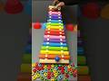 ASRM Satisfying xylophone sound with wooden balls...#shorts