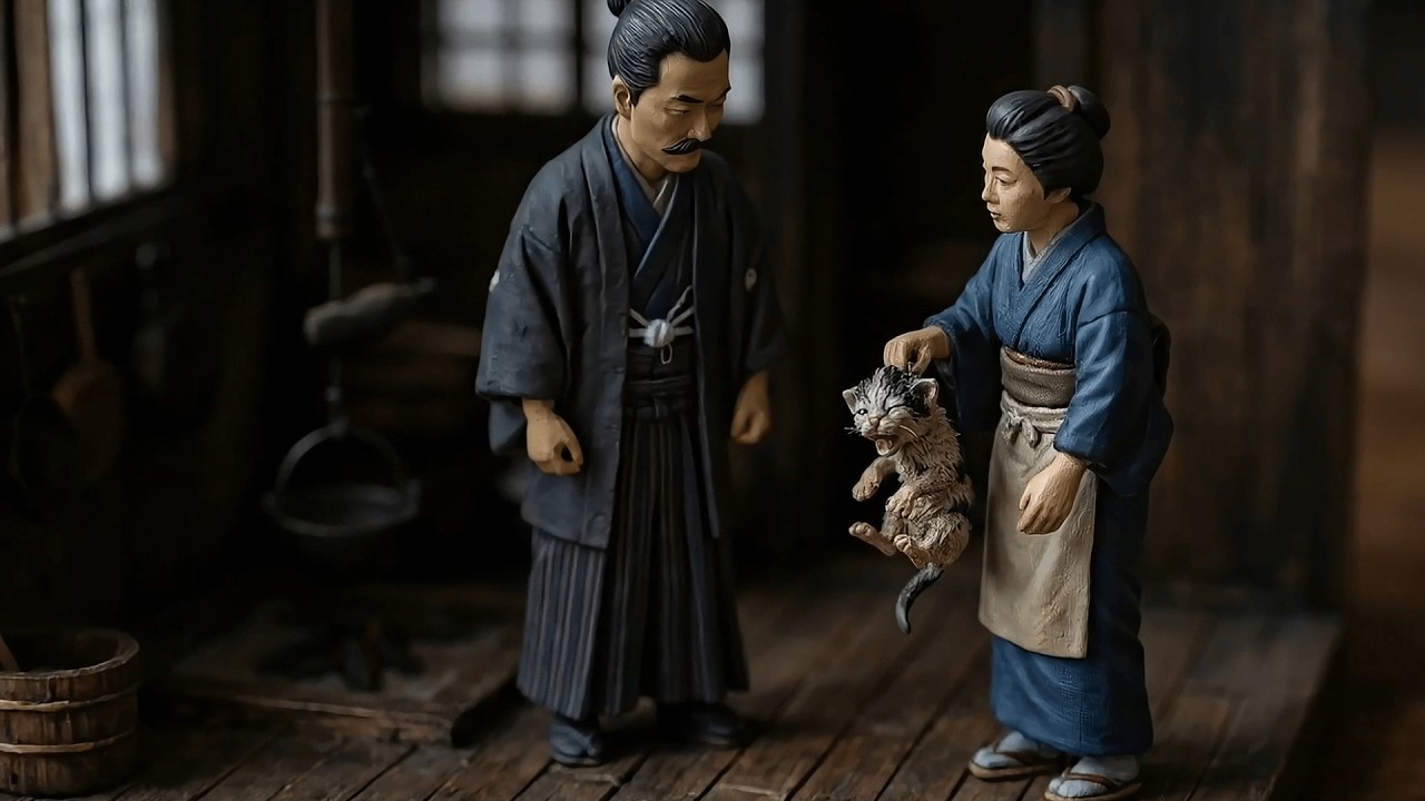意外に知らない『吾輩は猫である(夏目漱石)』の衝撃的な結末をジオラマ模型で再現してみた